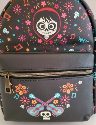 NWT Loungefly Disney Pixar Coco Miguel Music Mini Backpack  display picture 2