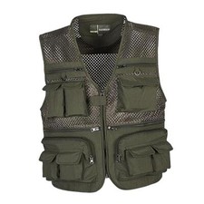 Gilet Da Pesca a Mosca in Maglia Multitasche Da Pesca All' 