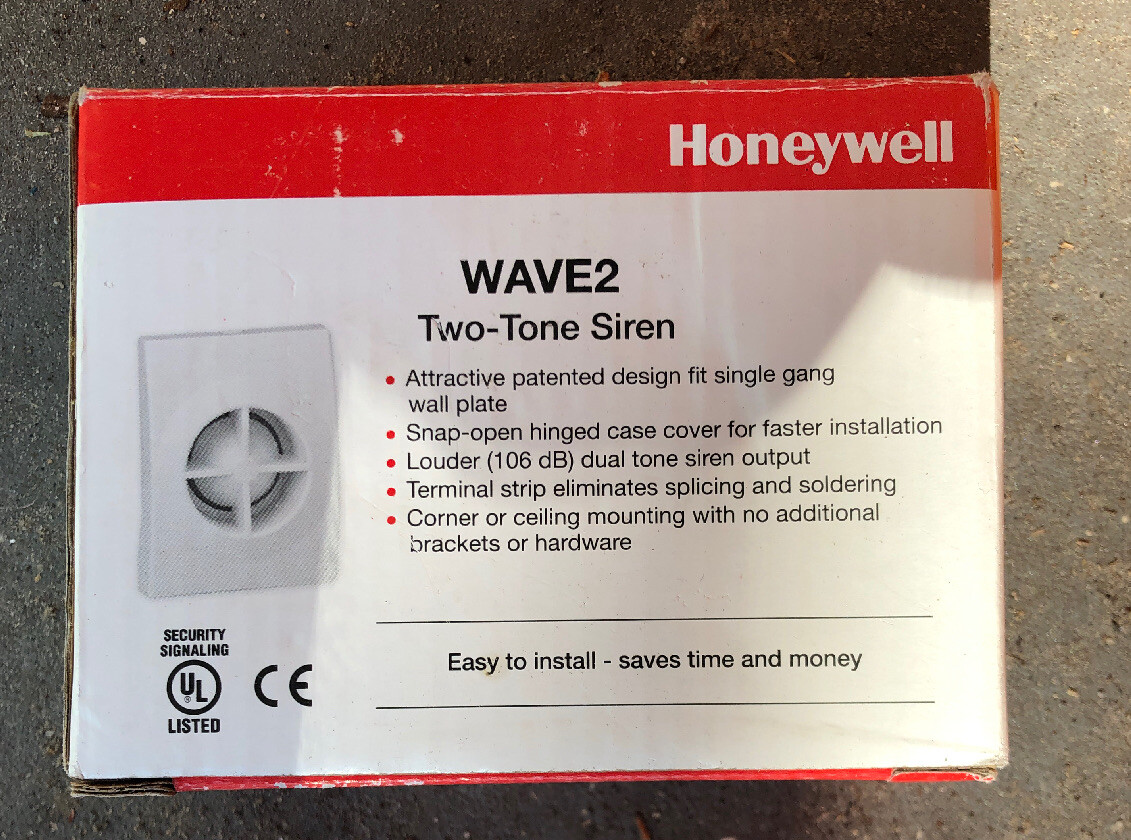 Honeywell Wave2 Two Tone Siren (New) eBay