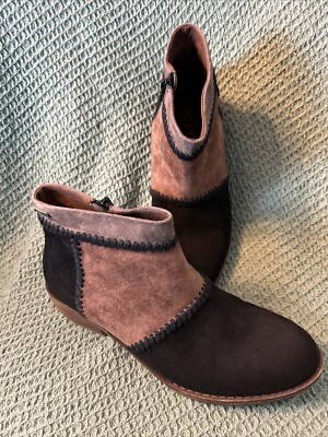 Roxy Womens Devlin Zip Bootie Brown Size