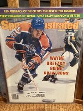 Sports Illustrated magazine Gretzky 1982 Edmonton Oilers NHL