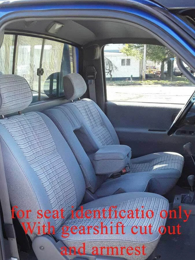 Fundas de asiento de camioneta para Toyota T100 1993 a 1998 60/40 asiento de banco con reposabrazos Foto 3 de 4