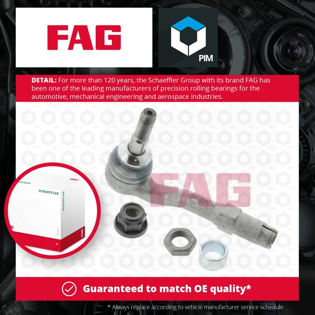 Tie / Track Rod End fits BMW 550 E60, E61 4.8 05 to 10 Joint FAG