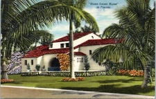 postcard FL- Home Sweet Home in Florida