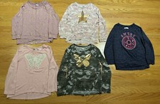 Girls Long Sleeve Shirts / Tops Lot of 5 Epic Threads Size 6