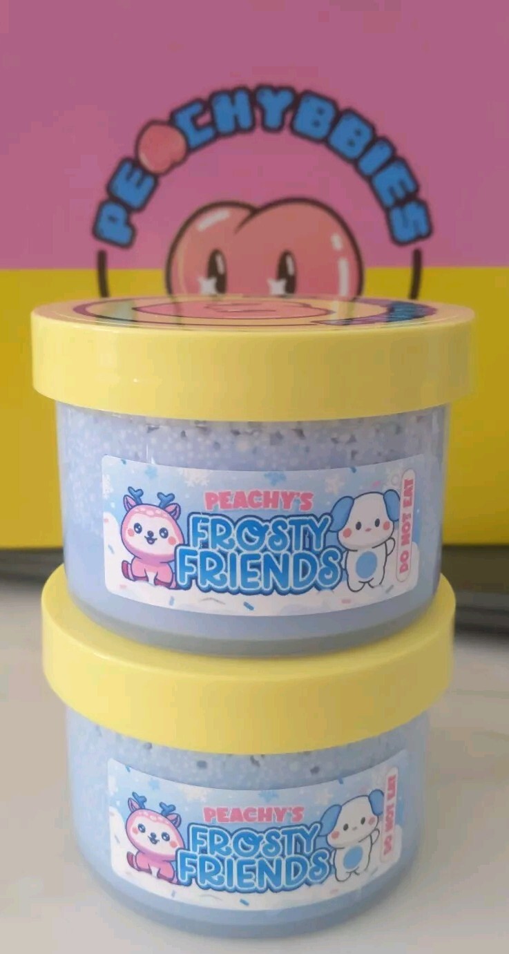 PEACHYBBIES PEACHY'S FROSTY FRIENDS SLIME DIY RARE ON HAND 💎💎💎