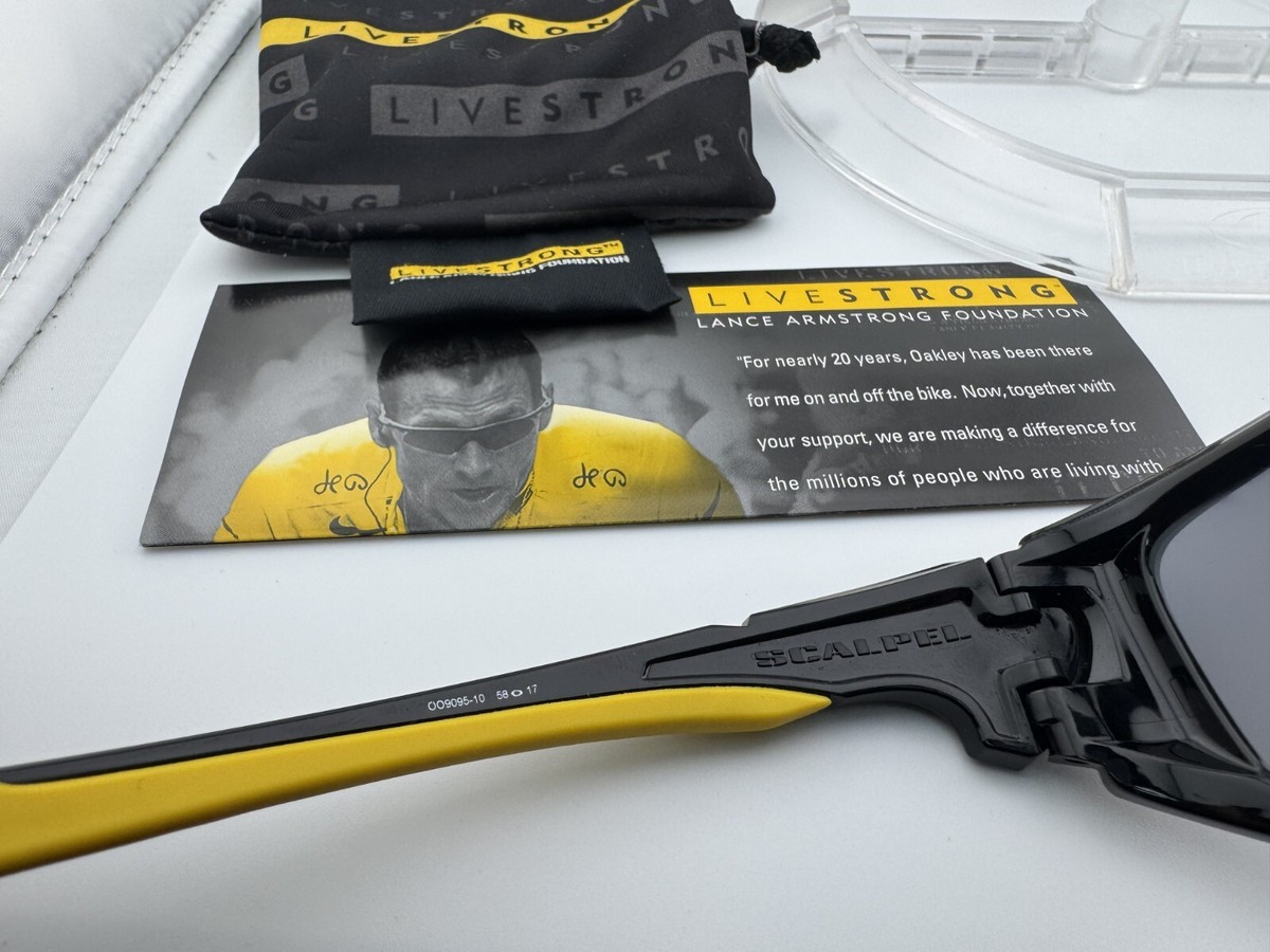 00s OAKLEY サングラス　LIVESTRONGモデル Oakley Livestrong Scalpel Sunglasses for sale online | eBay