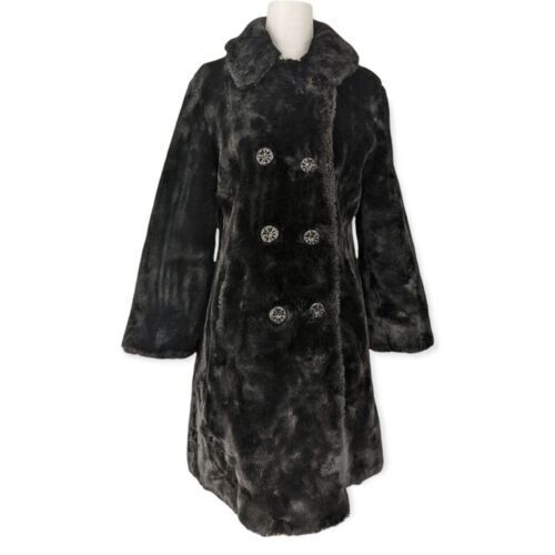 00s Archive Vintage Fur Jacket Y2K Punk Stylish Mod Coat 00s Archive Vintage Fur Jacket Y2K Punk Stylish Mod Coat