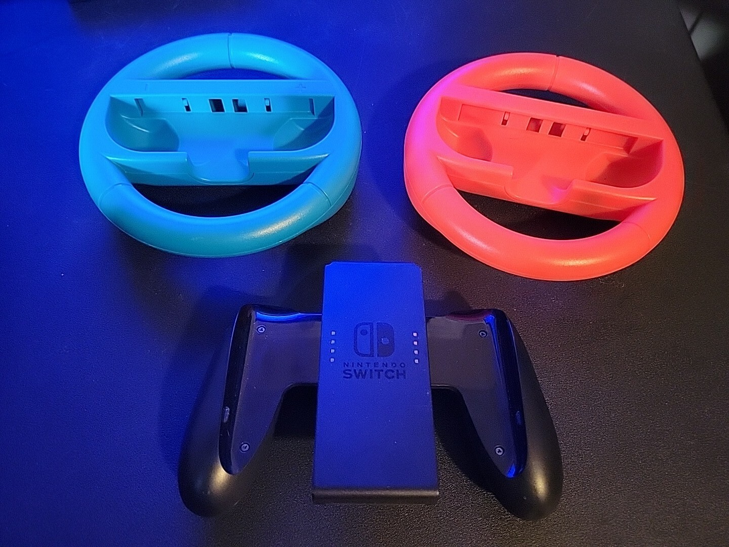 Nintendo Switch Joy Con Grip and Racing Wheels Fast Shipping-image