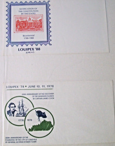 Stamp Expo / Exhibition Cover: LOUIPEX  -1978 -  1988