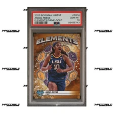 2023-24 Bowman U Best - Gold #EG-14 Angel Reese Rookie 5/50 PSA 10