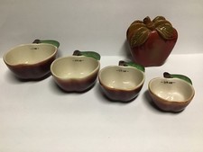 Apple Themed Measuring Cups and Napkin Holder