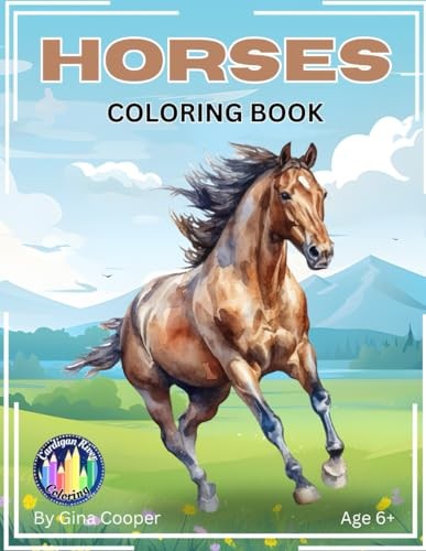 Malbuch Pferde A4, 32 Seiten, Cardigan, FüR Kinder, Ausmalbuch, Kreativbuch-image