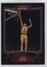 2008-09 Bowman Draft Picks & Stars Chrome Jerry West #110 HOF 0z8z