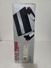 Vintage Atari 7800 ProSystem Console COMPLETE IN BOX MINT TESTED WORKING 