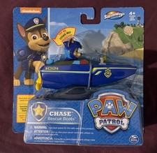 27 SwimWays PAW Patrol Chase Rescue Boat Water Toy 2023 Ages 4 Blue Yellow