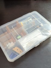 Clear Divider Box of Tech Bits