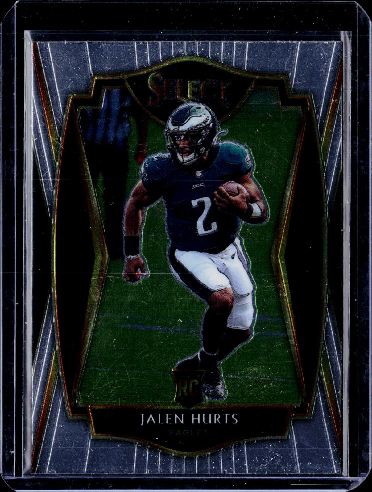 2020 Panini Select Jalen Hurts Rookie #150 Philadelphia Eagles