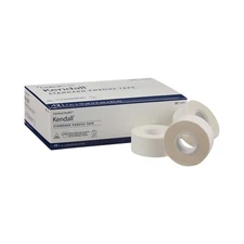 Kendall White Cloth Medical Tape 1" x 10 Yd 1 Box 12 Rolls/Box
