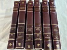Encyclopaedia Britannica 15th Edition 1994 Lot of 6 Volumes Leather Bound Microp