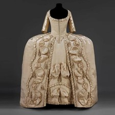1770s Robe Francaise Queen Marie Antoinette Rococo Ball Gown Victorian Royal