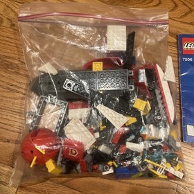 LEGO City 7206 Fire Helicopter 100% Complete 