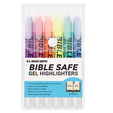 U.S. Office Supply Bible Safe 1 Count Pack of 6 , Multicolor 6 