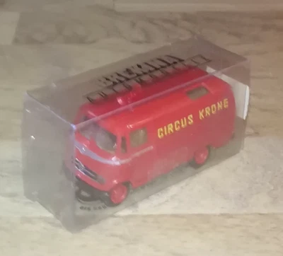 Brekina Mercedes L319 O319 Circus Krone Lautsprecher rot Kasten 1:87 H0 VP - Bild 1 von 4
