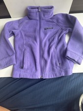 Columbia Benton Springs Fleece Youth Jacket Sz Extra Small, Purple