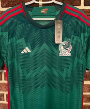 NEW! adidas 2022 Authentic MEXICO National Soccer Team JERSEY Mens (L) Football