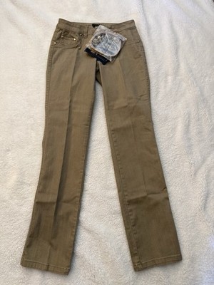 IMAN Brown Pants with Gold Details