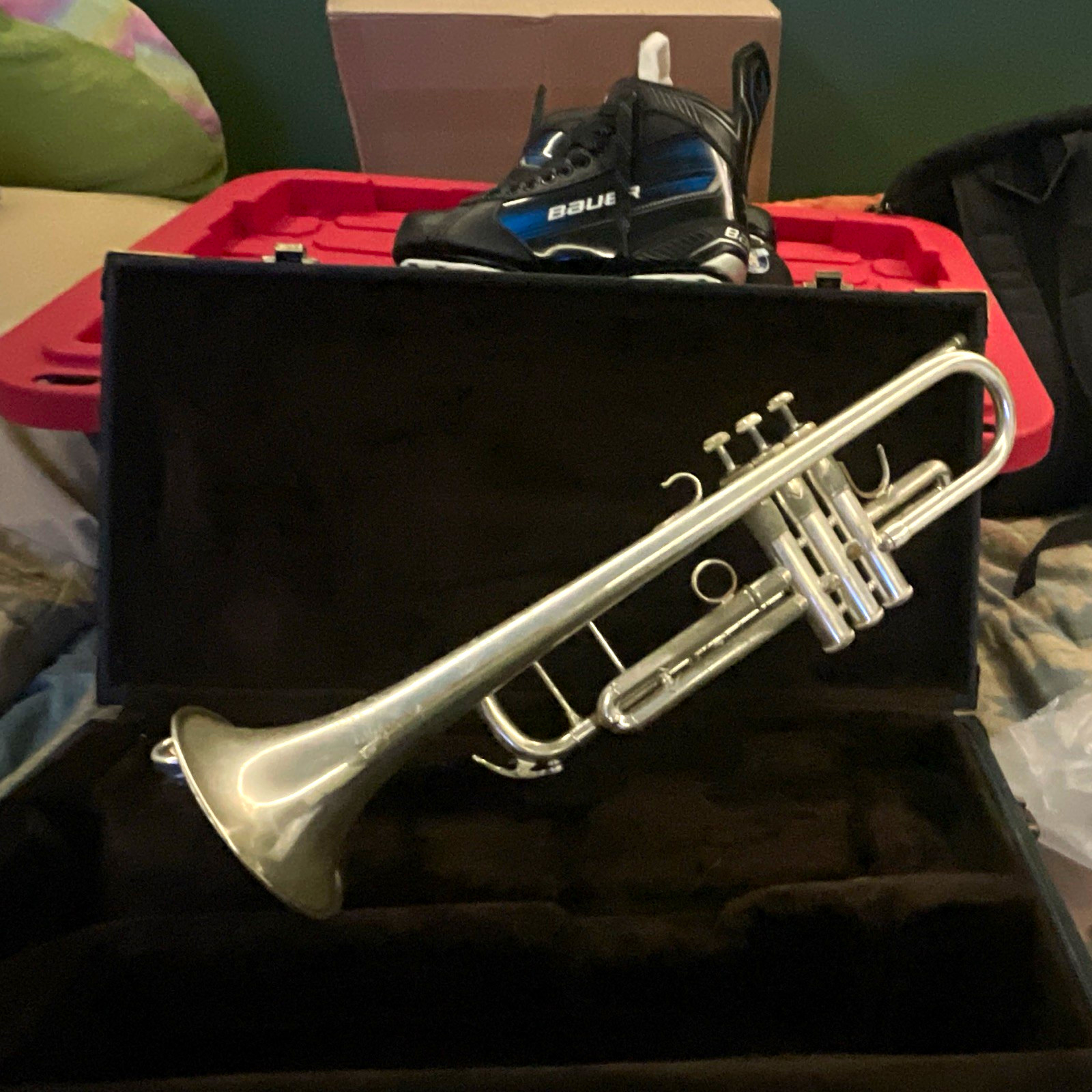 Andreas Eastman professional Silver Bb Trumpet