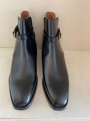 Crockett & Jones for Ralph Lauren Jodphur chukka ankle boot Black Shoes US 8,5