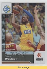 2016-17 Upper Deck Euroleague Rainbow Sonny Weems #67 READ 1md