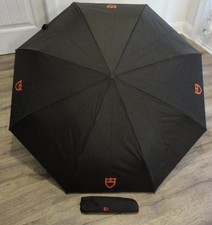 TUDOR Watch Co. Black Logo Umbrella with Carry Case