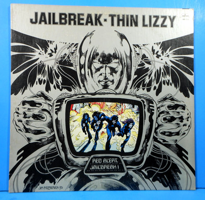 THIN LIZZY JAILBREAK LP 1976 ORIGINAL PRESS GREAT CONDITION! VG++/VG+!!A