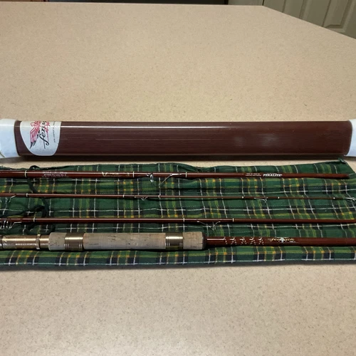 Vintage Fenwick Voyageur SF74-4, 7 Ft., 4 Piece Feralite Fly/Spin Rod in Case