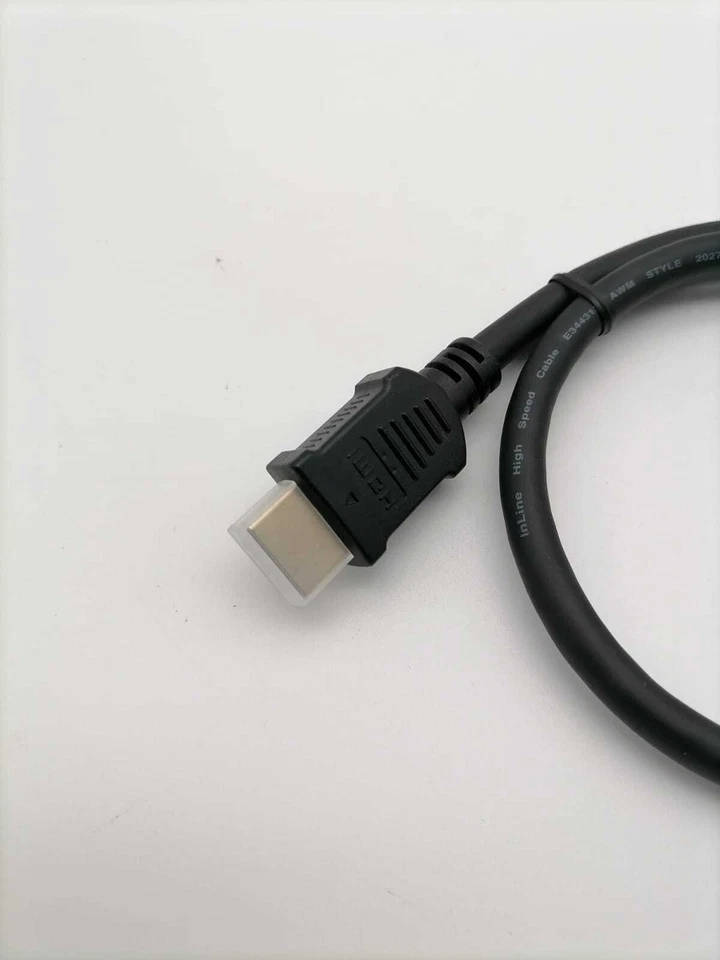 InLine DisplayPort zu HDMI Kabel 0,5m – DP auf HDMI Konverter, Schwarz - Bild 4 von 4