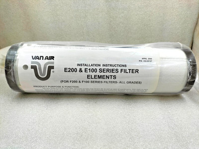 VAN AIR SYSTEMS E200-265-C/RC FILTER ELEMENT OUTLET BLUE FOR F-200 SERIES 26-208