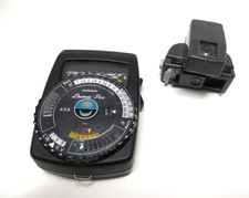 Vintage Gossen Luna-Pro CdS Light Meter Exposure w/ Variable Angle Attachment