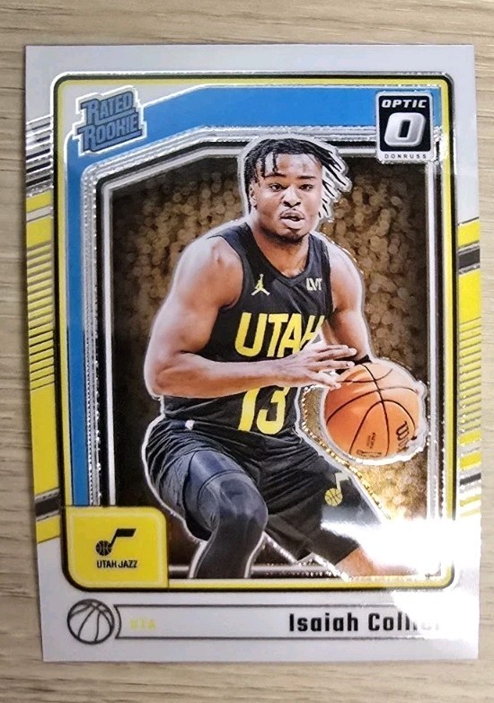 2024-25 Panini Donruss Optic - Rated Rookies Isaiah Collier #295 (RC) Jazz