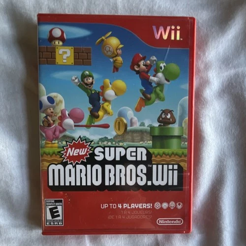 Nintendo New Super Mario Bros. Wii Nintendo Wii Action Adventure Manual 2009