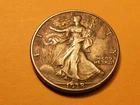 1938d Walking Liberty Silver Half Dollar 50C | Walker Coin - 90% Silver VF