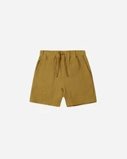 Rylee + Cru Bermuda Shorts Ochre Size 6-7 Years Kids Casual Bottoms