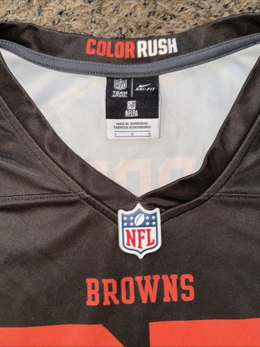 Cleveland Browns Jersey Mens Large Nike Myles Garrett #95 NFL Color Rush Limited - Picture 3 of 6
