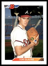 Tom Glavine 1992 Bowman #699 Atlanta Braves MLB READ FREE SHIPPING AutographDen