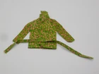 Vintage 1970's Barbie Sweet 16 #9556 Green Pink Floral Clothing~ Top w/ Tie Belt