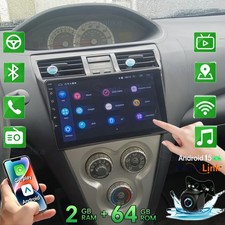 For Toyota Vios Yaris 2007-2012 Android 15 Carplay Car Radio Stereo Gps Wifi