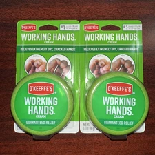 O'keeffe's Working Hands Hand Cream For Extreme Dryness - 3.4 Oz Jar (2 pack)