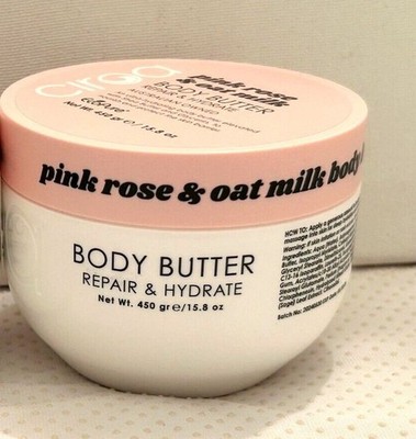Ciroa Pink Rose & Oat Milk Repair & Hydrate Body Butter 15.8 Oz | NEW